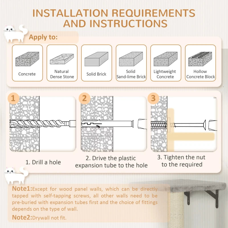 Cat Climbing Wall Benji - PETSTEP