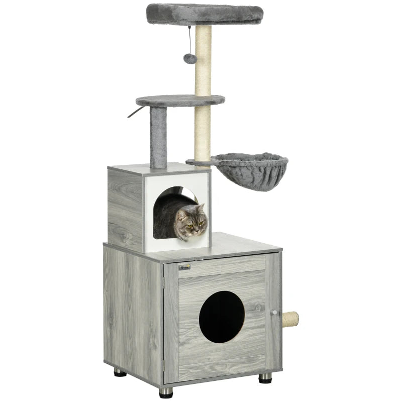 Cat Tree Emmy With Litter Box - PETSTEP