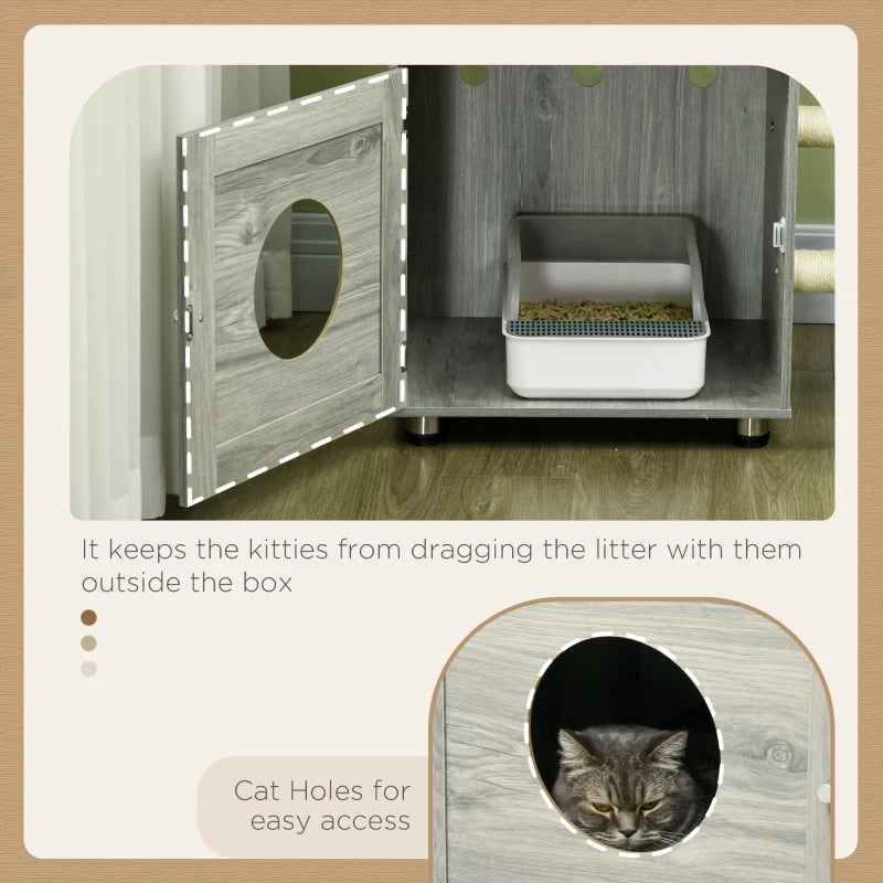 Cat Tree Emmy With Litter Box - PETSTEP