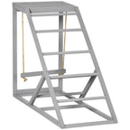 Wooden Chicken Coop Ladder With Swing Colin