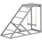 Wooden Chicken Coop Ladder With Swing Colin
